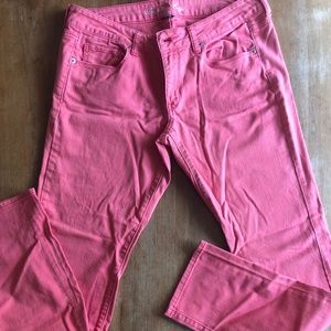 AE pink jeans